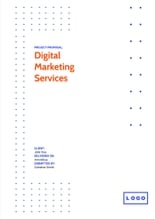 Free proposal  digital marketing template