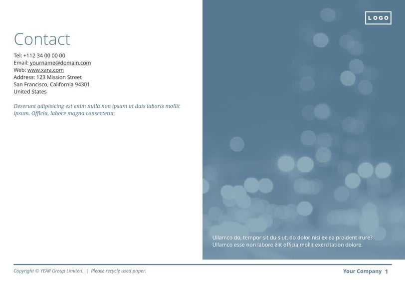 Free e-books  simple template