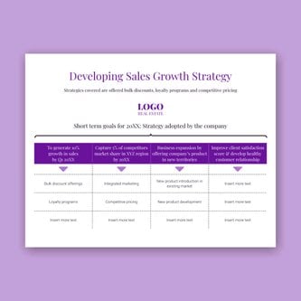 Free sales plan template