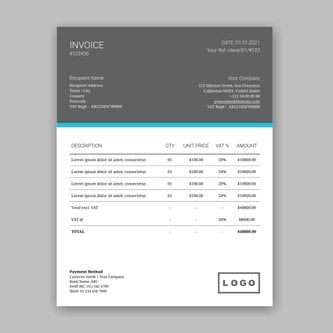 Free invoice template