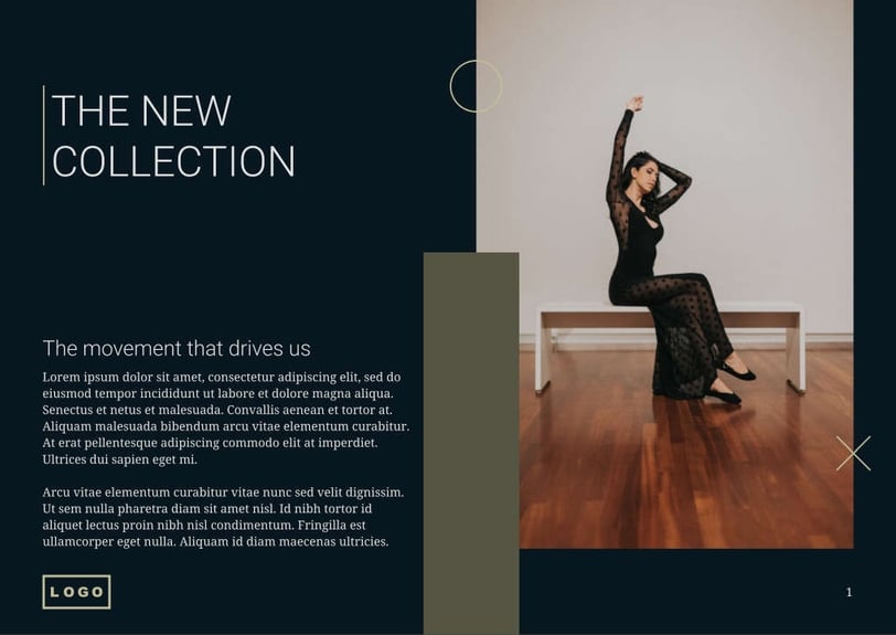 Free catalog  high fashion template