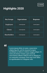 Free brochure – sustainability template