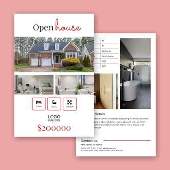 Free real estate – flyer template