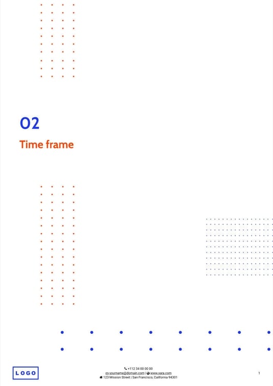 Free proposal  digital marketing template