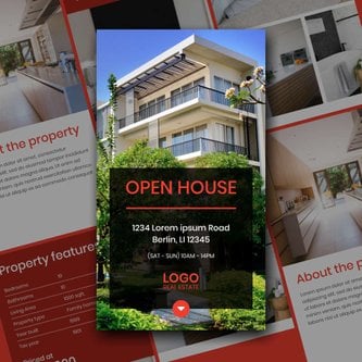 Free real estate – instagram stories template